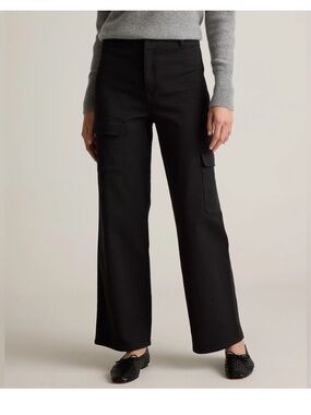 Quince Organic Stretch Cotton Twill Cargo Pants